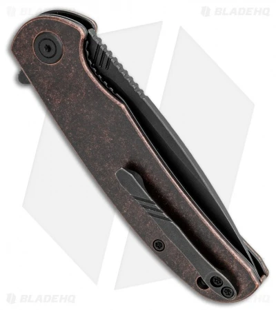 WE Knife Co. Practic Liner Lock Knife Copper (3.3" Black Stonewash M390) 3 WE Knife Co. Practic Liner Lock Knife Copper (3.3" Black Stonewash M390) - Image 3