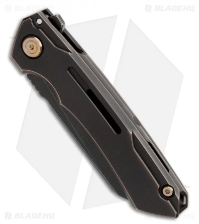 WE Knife Co. SNECX Mini Buster Flipper Knife Black Titanium (3.5" Black SW) 2 WE Knife Co. SNECX Mini Buster Flipper Knife Black Titanium (3.5" Black SW) - Image 2