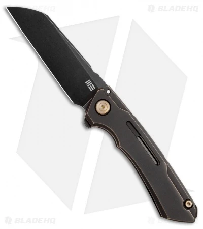 WE Knife Co. SNECX Mini Buster Flipper Knife Black Titanium (3.5" Black SW) 1 WE Knife Co. SNECX Mini Buster Flipper Knife Black Titanium (3.5" Black SW)