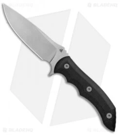 WE Knife Co. Stonefish Fixed Blade Knife Black G-10 (4.46" Stonewash) 919C