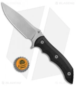 WE Knife Co. Stonefish Fixed Blade Knife Black G-10 (4.46" Stonewash) 919C -We Knife Co. WE Knife Co. Stonefish Black G 10 SW 919C BHQ 100862 jr bottlecap