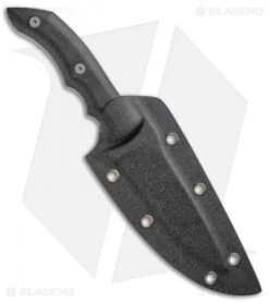 WE Knife Co. Stonefish Fixed Blade Knife Black G-10 (4.46" Stonewash) 919C -We Knife Co. WE Knife Co. Stonefish Black G 10 SW 919C BHQ 100862 jr sheath