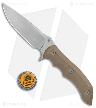 WE Knife Co. Stonefish Fixed Blade Knife Tan G-10 (4.46" Stonewash) 919B 4 WE Knife Co. Stonefish Fixed Blade Knife Tan G-10 (4.46" Stonewash) 919B - Image 4