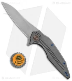 WE Knife Co. Bullit Frame Lock Knife Gray Ti (3.5 Hand Satin) 806C 9 WE Knife Co. Bullit Frame Lock Knife Gray Ti (3.5 Hand Satin) 806C -We Knife Co. WE Knife Company Bullit FL Gray Ti Hand Satin 806C BHQ 84609 jr bottlecap