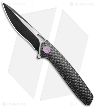 WE Knife Co. 604O Frame Lock Knife Black Titanium (3.8" Black, Satin) 1 WE Knife Co. 604O Frame Lock Knife Black Titanium (3.8" Black, Satin)