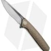 WE Knife Co. 604K Frame Lock Knife Bronze Titanium (3.8" Black, Satin)