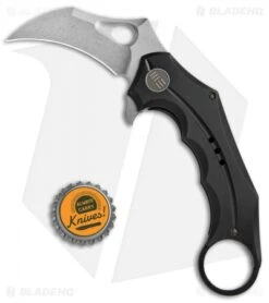 WE Knife Co. 708H Karambit Frame Lock Knife Black Ti (2.6" Stonewash) -We Knife Co. WE Knife Karambit Ti Black SW 708H BHQ 68703 jr bottlecap 2
