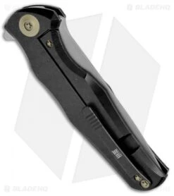 WE Knife Co. 601L Frame Lock Knife Black Titanium (3.75" Bead Blast) -We Knife Co. WE Knife Ti Black BB 601L BHQ 51555 jr side