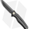 WE Knife Co. 601BSW Frame Lock Knife Black Titanium (3.75" Black SW)