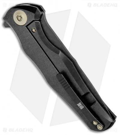 WE Knife Co. 601BSW Frame Lock Knife Black Titanium (3.75" Black SW) 3 WE Knife Co. 601BSW Frame Lock Knife Black Titanium (3.75" Black SW) - Image 3