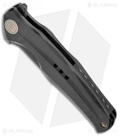 WE Knife Co. 601BSW Frame Lock Knife Black Titanium (3.75" Black SW) 2 WE Knife Co. 601BSW Frame Lock Knife Black Titanium (3.75" Black SW) - Image 2