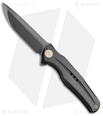 WE Knife Co. 601BSW Frame Lock Knife Black Titanium (3.75" Black SW) 1 WE Knife Co. 601BSW Frame Lock Knife Black Titanium (3.75" Black SW)