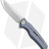WE Knife Co. 601M Frame Lock Knife Blue Titanium (3.75" Bead Blast)