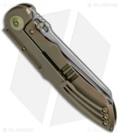 WE Knife Co. 620J Frame Lock Knife Bronze Titanium (4" Stonewash) -We Knife Co. WE Knife Ti Bronze SW 620J BHQ 51898 jr side