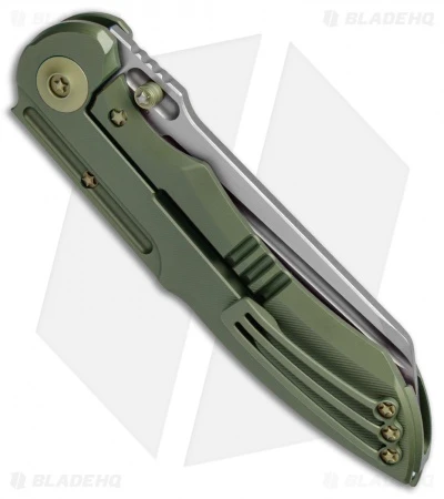 WE Knife Co. 620F Frame Lock Knife Green Titanium (4" Stonewash) 3 WE Knife Co. 620F Frame Lock Knife Green Titanium (4" Stonewash) - Image 3