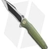 WE Knife Co. 612E Frame Lock Knife Green Titanium (4" Black/Satin)