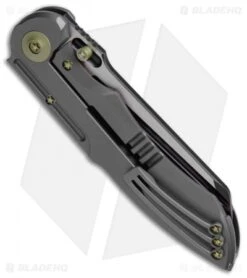 WE Knife Co. 620G Frame Lock Knife Titanium (4" Black) -We Knife Co. WE Knife Ti Grey Black 620G BHQ 51895 jr side