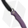 WE Knife Co. 620A Frame Lock Knife Purple Titanium (4" Black)