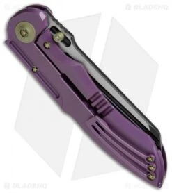 WE Knife Co. 620A Frame Lock Knife Purple Titanium (4" Black) 5 WE Knife Co. 620A Frame Lock Knife Purple Titanium (4" Black) -We Knife Co. WE Knife Ti Purple Black 620A BHQ 51889 jr side