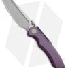 WE Knife Co. 620B Frame Lock Knife Purple Titanium (4" Stonewash)