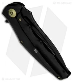 WE Knife Co. 608F Tanto Frame Lock Knife Black Titanium (4" Black SW) -We Knife Co. WE Knife Titanium BLACK Black SW 608F BHQ 49806 jr side