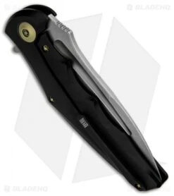 WE Knife Co. 608H Frame Lock Knife Black Titanium (4" Stonewash) -We Knife Co. WE Knife Titanium BLACK SW 608H BHQ 49808 jr side