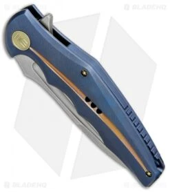 Front Page -We Knife Co. WE Knife Titanium BLUE Tanto SW 608J BHQ 49810 jr spine