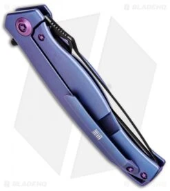 WE Knife Co. 606A Frame Lock Knife Blue Titanium (3.5" Two-Tone) 5 WE Knife Co. 606A Frame Lock Knife Blue Titanium (3.5" Two-Tone) -We Knife Co. WE Knife Titanium BLUE Two Tone 606A BHQ 49793 jr side