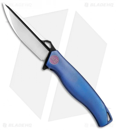 WE Knife Co. 606A Frame Lock Knife Blue Titanium (3.5" Two-Tone) 1 WE Knife Co. 606A Frame Lock Knife Blue Titanium (3.5" Two-Tone)