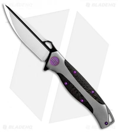 WE Knife Co. 606CFC Frame Lock Knife CF/Ti (3.5" Two-Tone) 1 WE Knife Co. 606CFC Frame Lock Knife CF/Ti (3.5" Two-Tone)