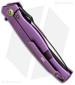 WE Knife Co. 606D Frame Lock Knife Purple Titanium (3.5" Two-Tone) 5 WE Knife Co. 606D Frame Lock Knife Purple Titanium (3.5" Two-Tone) -We Knife Co. WE Knife Titanium PURPLE Two Tone 606D BHQ 49796 jr side