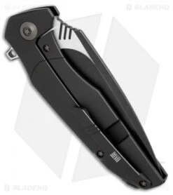 WE Knife Co. Nitida Frame Lock Knife Black Ti/CF (3.5" Black SW) 707E -We Knife Co. WE Knives nitida blk ti cf sw 707E BHQ 72350 dl side