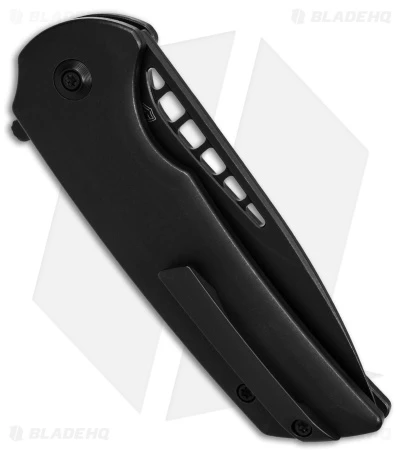 WE Knife Co. Mini Malice Button Lock Black Titanium (2.98" Black SW) WE054BL-1 3 WE Knife Co. Mini Malice Button Lock Black Titanium (2.98" Black SW) WE054BL-1 - Image 3