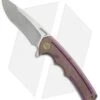 WE Knife Co. 611B Frame Lock Knife Purple Titanium (3.75" Stonewash)