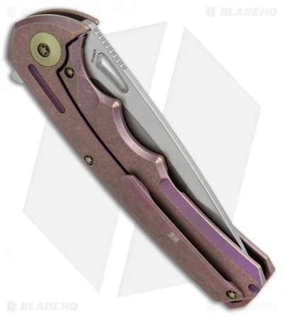WE Knife Co. 611B Frame Lock Knife Purple Titanium (3.75" Stonewash) 3 WE Knife Co. 611B Frame Lock Knife Purple Titanium (3.75" Stonewash) - Image 3