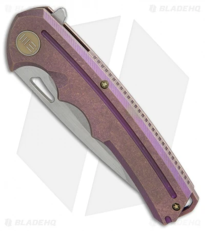 WE Knife Co. 611B Frame Lock Knife Purple Titanium (3.75" Stonewash) 2 WE Knife Co. 611B Frame Lock Knife Purple Titanium (3.75" Stonewash) - Image 2