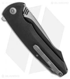 WE Knife Co. 617A Liner Lock Flipper Knife Black G-10 (3.8" Black, Satin) -We Knife Co. WE knife co 617A black G10 black satin BHQ 51704 er side