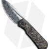 WE Knife Co. Baloo Frame Lock Knife Ti/Copper CF (3.3" Damasteel) WE21033-DS1