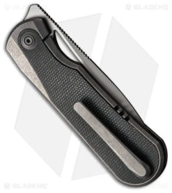 WE Knife Co. Baloo Frame Lock Knife Ti/Green Micarta (3.3" BB) WE21033-4 -We Knife Co. WE knife co baloo fl ti green micarta bb BHQ 165213 jr side