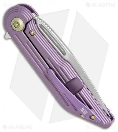 WE Knife Co. 616B Resonance Frame Lock Knife Purple Titanium (3.1" Stonewash) 3 WE Knife Co. 616B Resonance Frame Lock Knife Purple Titanium (3.1" Stonewash) - Image 3