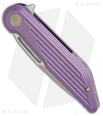 WE Knife Co. 616B Resonance Frame Lock Knife Purple Titanium (3.1" Stonewash) 2 WE Knife Co. 616B Resonance Frame Lock Knife Purple Titanium (3.1" Stonewash) - Image 2
