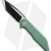WE Knife Co. 616C Resonance Frame Lock Knife Teal Titanium (3.1" Black, Satin)