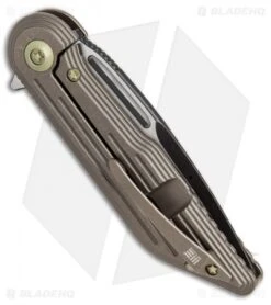 WE Knife Co. 616G Resonance Frame Lock Knife Bronze Titanium (3.1" Black, Satin) -We Knife Co. WE knives 616G Resonance bronze ti black satin BHQ 51873 er side