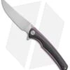 WE Knife Co. 704CF-A Liner Lock Knife Carbon Fiber/Purple Ti (3.6" Hand Rubbed)