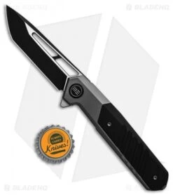WE Knife Co. Arsenal Frame Lock Knife Gray Titanium/Black G-10 (3.5" Two Tone) -We Knife Co. We Knife Co Arsenal Frame Lock Knife Gray Ti Black G 10 3in 5cm Two Tone BHQ 137732 td size