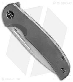 WE Knife Co. Beacon Frame Lock Knife Titanium (3.5" Bead Blast) -We Knife Co. We Knife Co Beacon Frame Lock Titanium 3in 5cm Bead Blast BHQ 138566 td spine