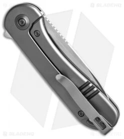 WE Knife Co. Elementum Frame Lock Gray Titanium (3" Satin 20CV) -We Knife Co. We Knife Co Elementum Frame Lock Gray Ti 3in Satin 20CV BHQ 138571 td side