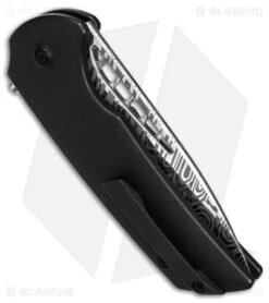 WE Knife Co. Mini Malice Button Lock Black Titanium (2.98" Dama) WE054BL-DS1 -We Knife Co. We Knife Co Mini Malice Button Lock Black Ti 2in Dama BHQ 145882 td side