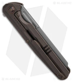WE Knife Co. Reiver Frame Lock Knife Bronze Titanium (3.97" BB) WE16020-3 -We Knife Co. We Knife Co Reiver Frame Lock Knife Bronze Ti 3in BB BHQ 174406 td side