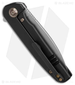 WE Knife Co. Shakan Frame Lock Knife Black/Blue Titanium (2.97" BB) WE20052C-1 -We Knife Co. We Knife Co Shakan FL Black Blue Ti BB BHQ 174412 jr side